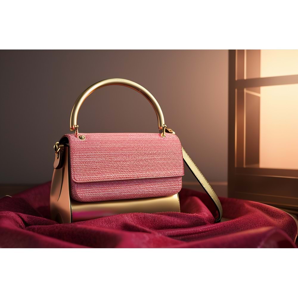 Golden Rose Serenade Shoulder Bag